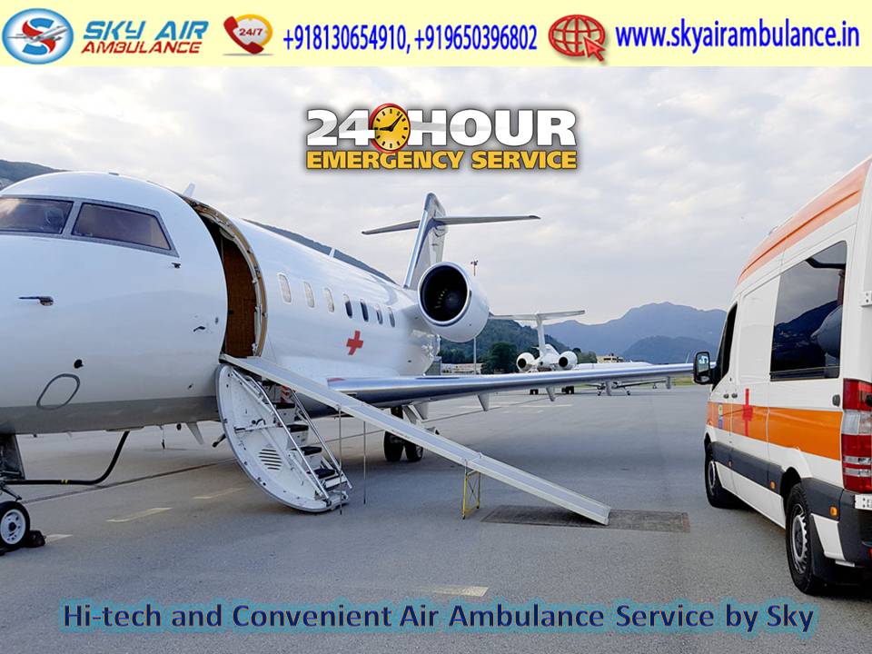 Sky Air Ambulance in Raipur